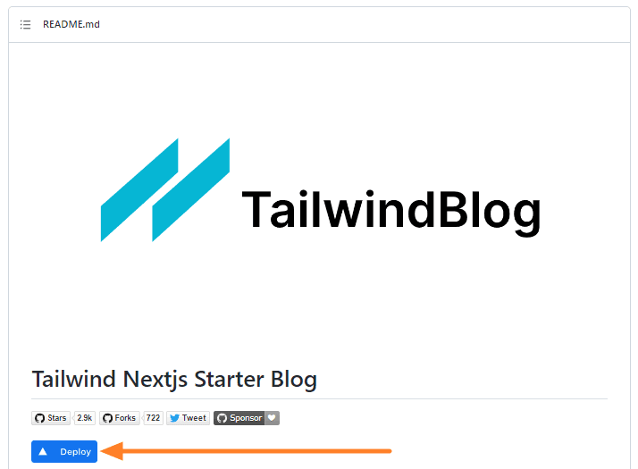 tailwind-nextjs-starter-blog deploy button