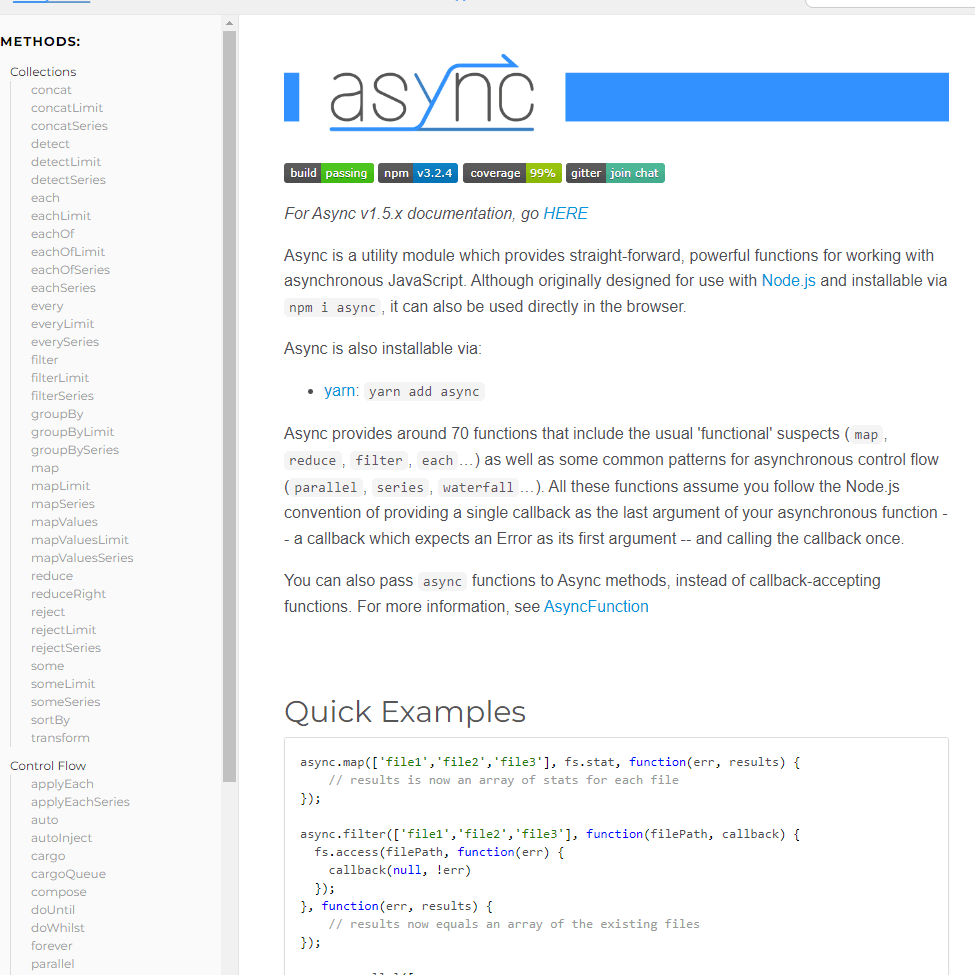 'async 라이브러리 사이트 이미지'